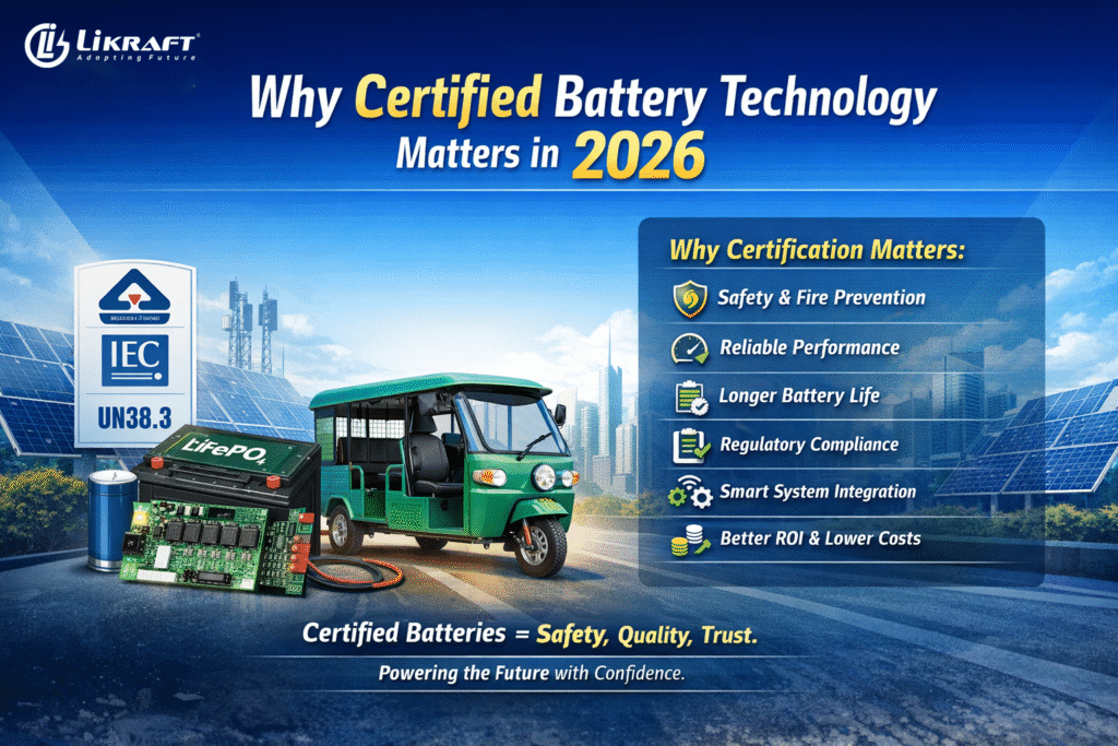 Why Certified Battery Technology Matters in 2026